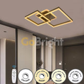 Lustra LED cu Telecomanda Azele 3 Tipuri de Lumini 160W Negru